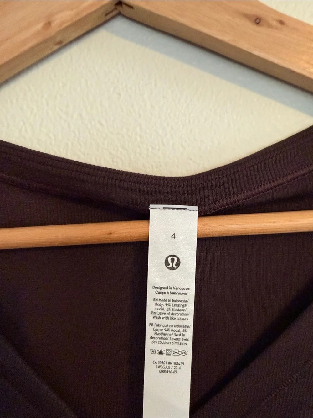Lululemon Side-Cinch Ribbed Cardigan Espresso